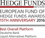 Best Overall Platform by Hedge Funds Review European Fund of Hedge Funds Awards 2016